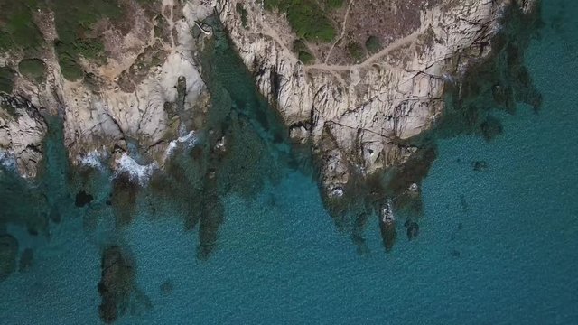 France, Cap Camarat, l'Escalet located in peninsula of Saint Tropez, HD movie (1920X1080)