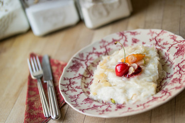 Gullac / Turkish Traditional Ramadan Dessert