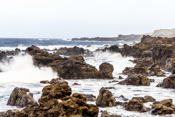 Teneriffa Küstenlinie am Atlantik