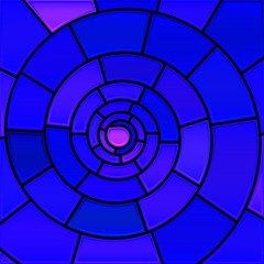 Naklejka premium abstract vector stained-glass mosaic background