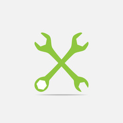 Fototapeta premium wrench icon. One of set web icons