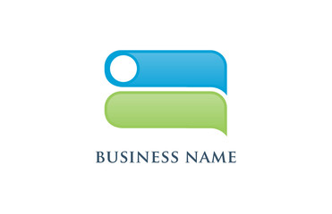 business chat vector logo