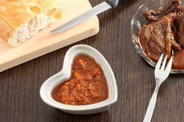 Dried tomatoes sauce