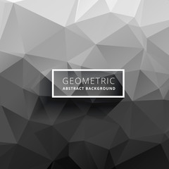 Fototapeta premium gray white polygonal background
