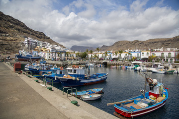Fototapeta na wymiar Puerto de Mogan at Gran Canaria, Spain