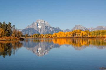 Obraz premium Autumn Reflection in the Tetons