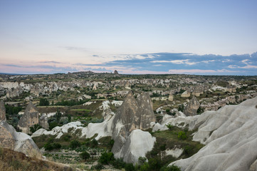 Fototapeta na wymiar Landscape in Cappadocia, Turkey