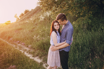 couple on nature