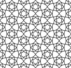Obraz premium Abstract geometry black and white hipster fashion pillow grid pattern