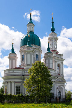 The current Cathedral of St. Catherine. Kingisepp of Leningrad oblast, Russia