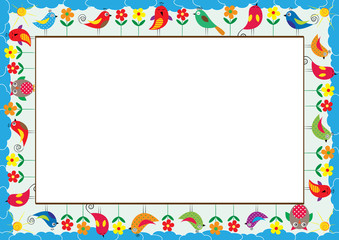 Colored frame for children