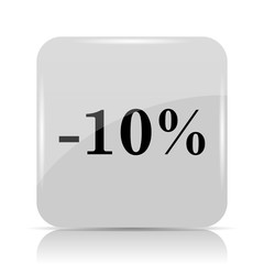 10 percent discount icon