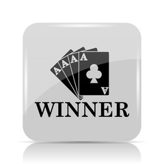 Poker winner icon