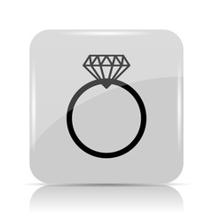 Diamond ring icon
