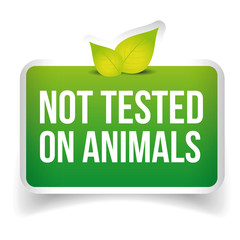 Not tested on animals label vector