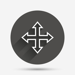 Obraz premium Fullscreen sign icon. Arrows symbol.