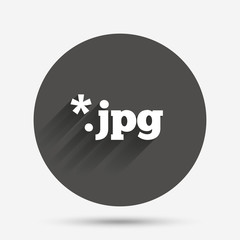 File JPG sign icon. Download image file.