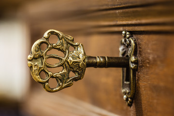 Old ornate key