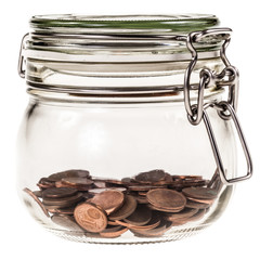 jar with coins