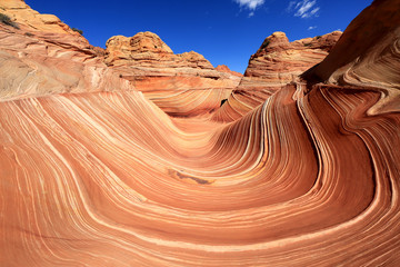 The Wave Navajo Sand Formation in Arizona USA