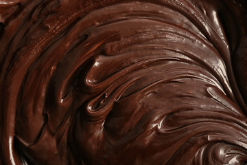 Melted chocolate background