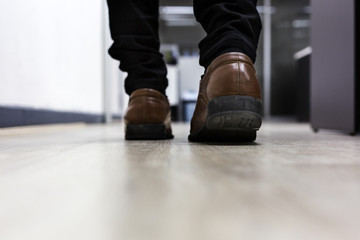 Half leg Walking in the office 