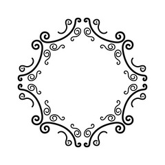 Vintage frame decoration