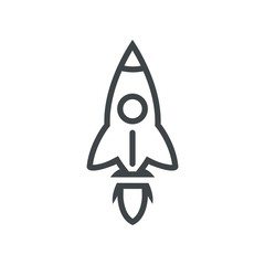 Rocket logo vector