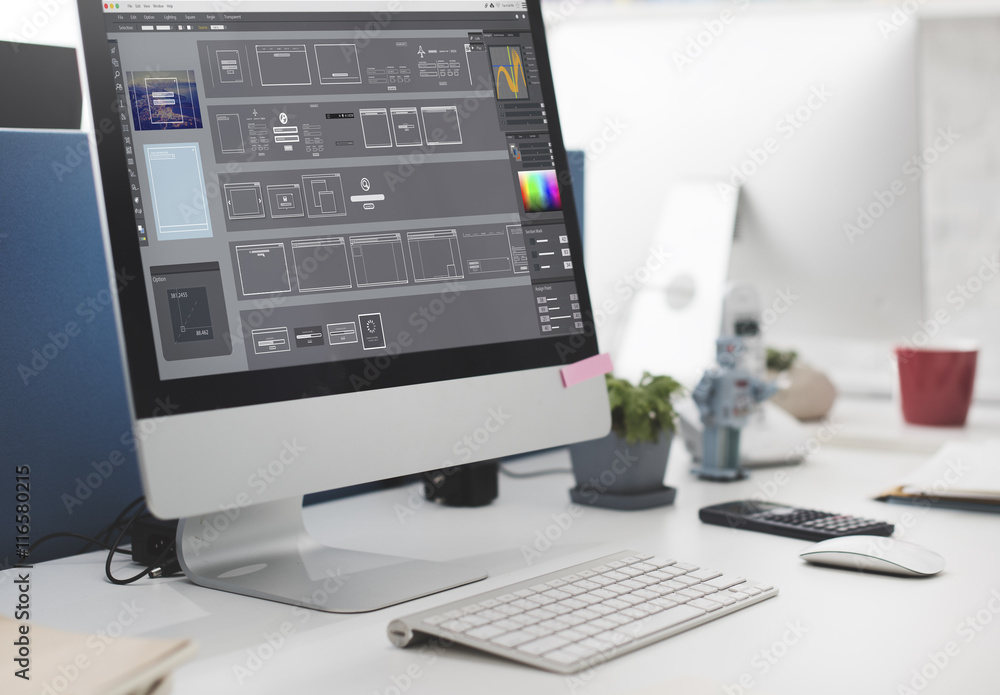 Poster edit software templates design graphics concept
