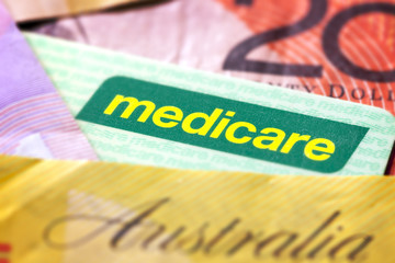Australian Medicare Card and Money