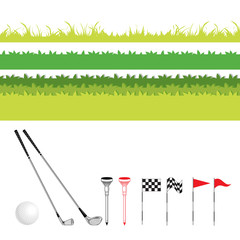 Golf icon set