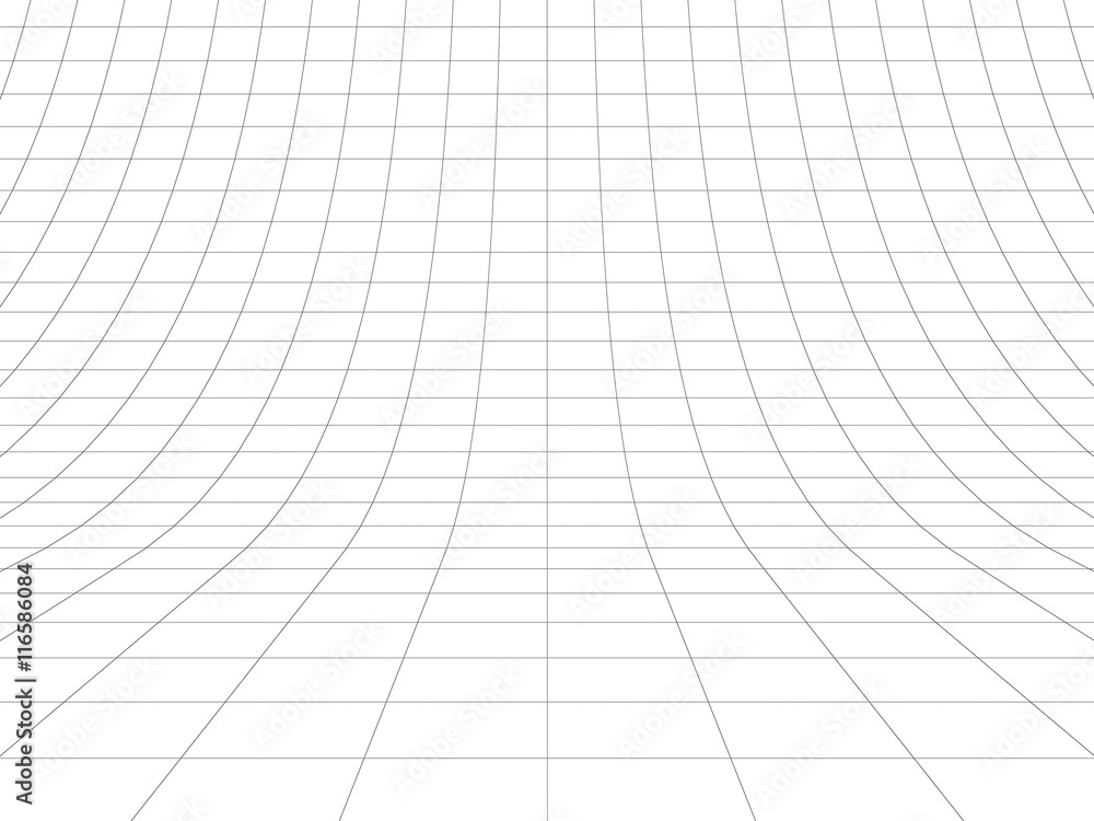Poster perspective grid over white background 3d rendering