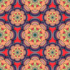 Seamless pattern. Decorative pattern in beautiful colors. Vector background