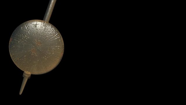 時計　振り子　3D