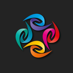 Naklejka premium fond abstrait