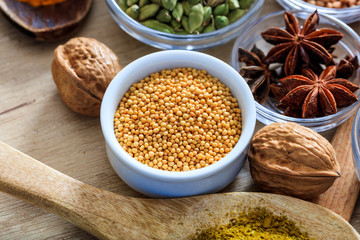 Mustard and other spices