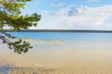 Beautiful lake in Belarus
