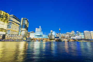 Fototapeta na wymiar Darling Harbour of Sydney