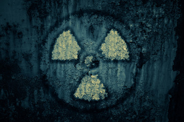 Obraz na płótnie Canvas Radioactivity, nuclear weapon