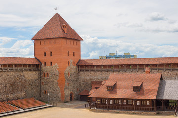 LIDA, BELARUS - JULY 20, 2016: Lida Castle , Belarus