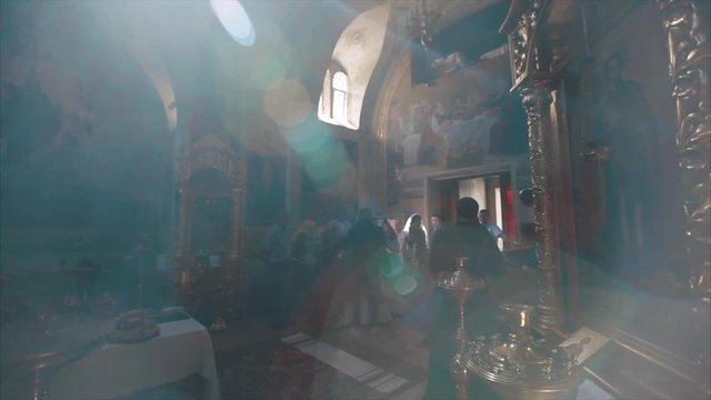 wedding ceremony in orthodox church