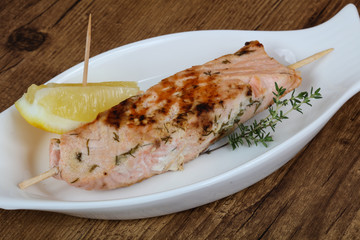 Baked salmon