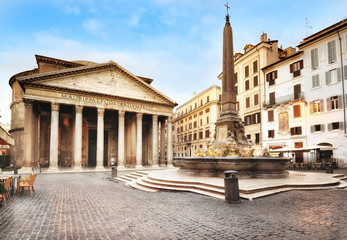 Plakat Piazza della Rotonda, Pantheon, Rome