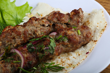 Lamb kebab