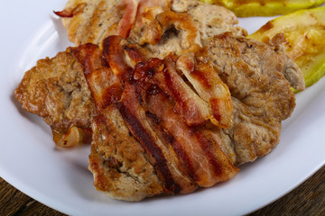 Baked pork