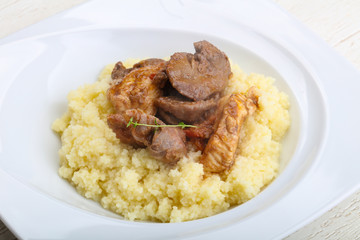 Couscous with chicken