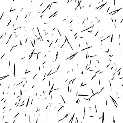 Seamless freehand drawn background uneven texture with random strokes