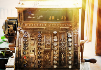 Vintage cash register