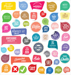 Modern badges and labels collection 