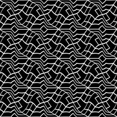 Abstract geometric black and white hipster fashion pillow lines pattern